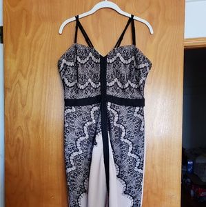 Charlotte Russe Lace Midi Dress